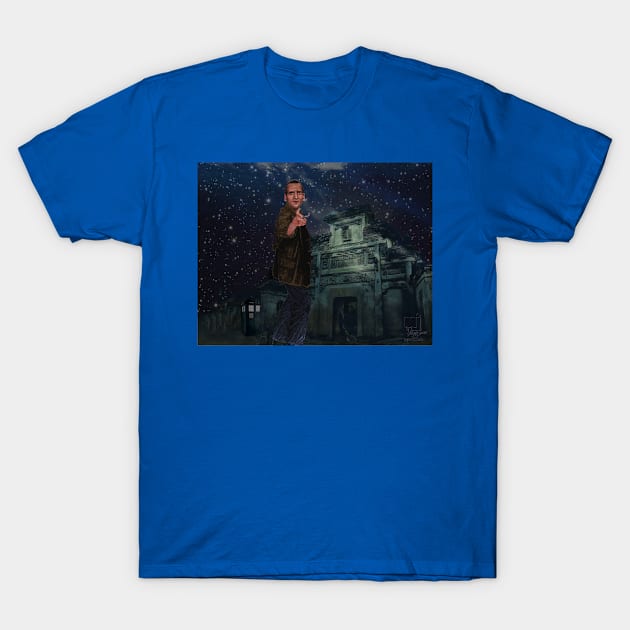 9th Doctor T-Shirt by mjartscom